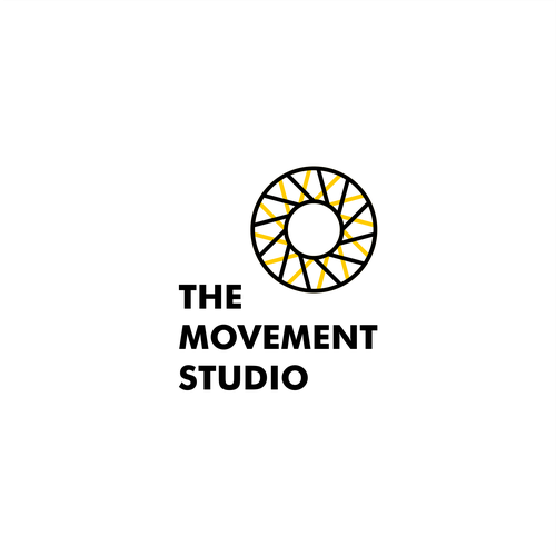 Biker logo with the title 'Logo for The Movement Studio'