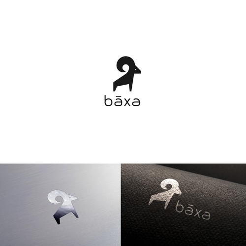 Goat logo with the title 'Baxa'
