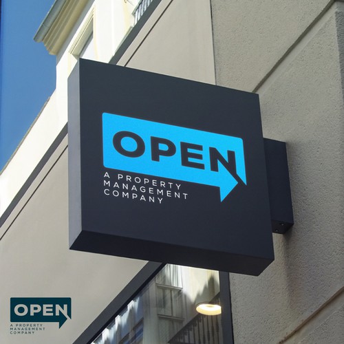 Apartment design with the title 'A logo for a property management company'