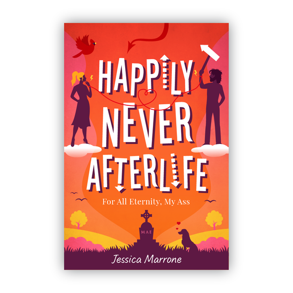 Silhouette book cover with the title 'Book Cover design'