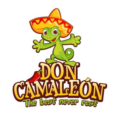 Chameleon design with the title 'Don camaleón'