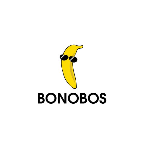 Banana logo with the title 'cool logo for bonobos brand'