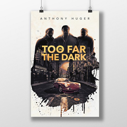 Action design with the title 'Too Far in the Dark'