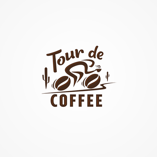 Tour design with the title 'Tour de Coffee Logo'