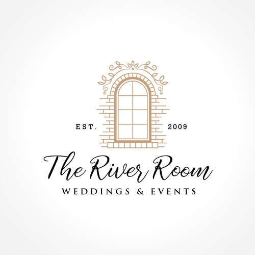 Window logo with the title 'Identity for a wedding and event venue'