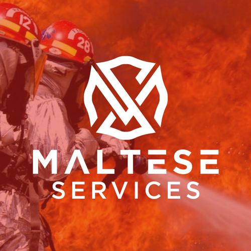 Hero logo with the title 'Maltese Service'