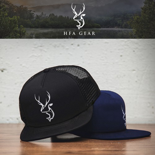 Hunting logo hot sale hats