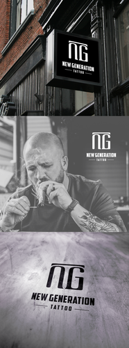 One-color design with the title 'NTG'