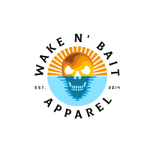 Marine logo with the title 'Lifestyle fashion brand logo'