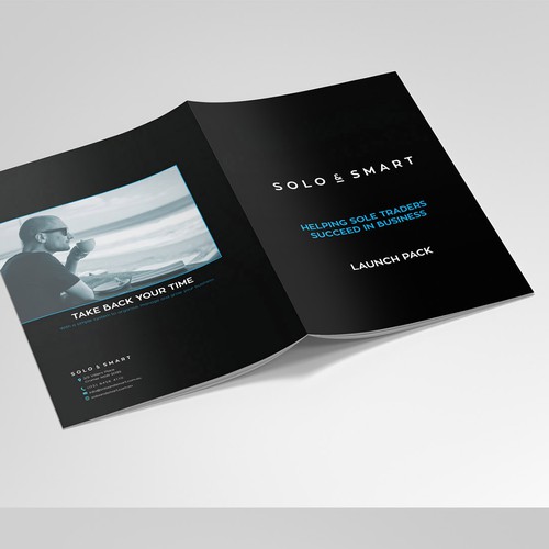 Trust design with the title 'Launch Pack brochure'