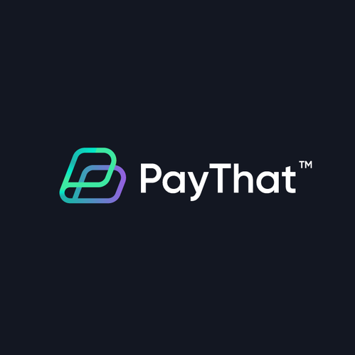 P design with the title 'Logo for a fintech platform'