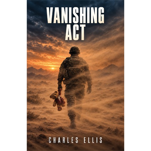 Military book cover with the title 'Vanishing Act - Cover Book'