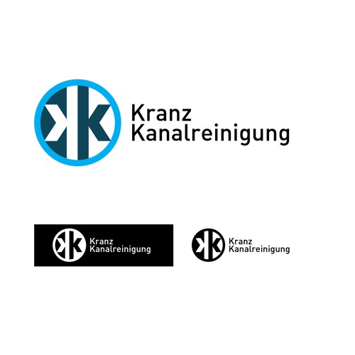 Plumbing logo with the title 'Kranz Kanalreinigung'
