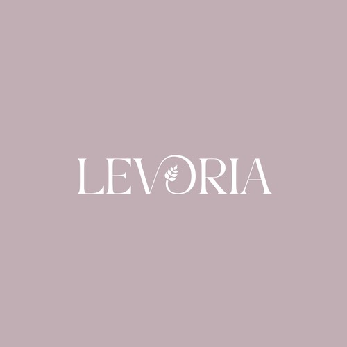 Luxurious design with the title 'Levoria Logo Design'