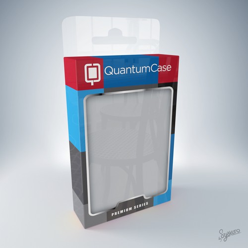Technology packaging with the title 'Create The First Custom Mobile Phone Case Packaging for QuantumCase!'