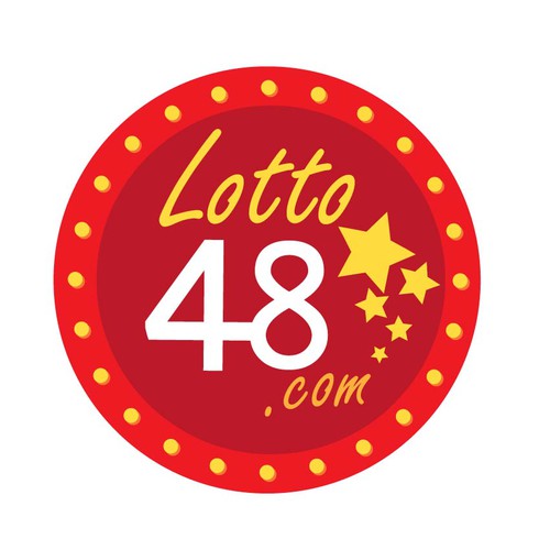 Lottery logo with the title 'Lotto48'