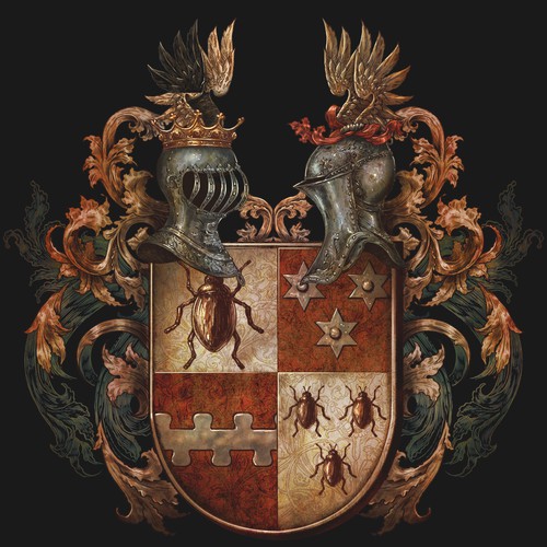 Photoshop design with the title 'coat of arms'