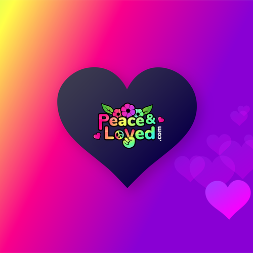 Peaceful logo with the title 'Peace & Loved'