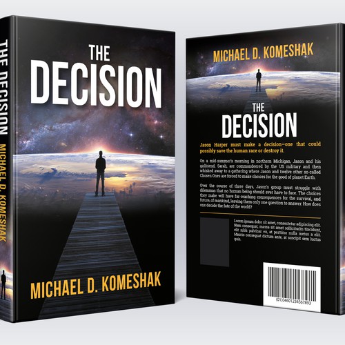 Purple book cover with the title 'Book cover proposal'