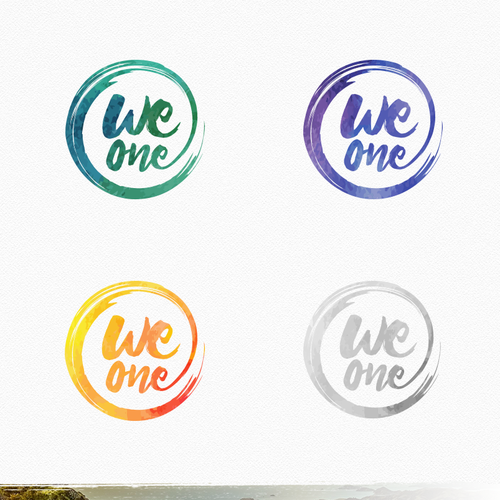 Brush stroke logo with the title 'Logo for a Social Movement'