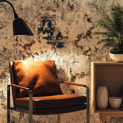 Wallpaper design with the title 'Interior render'