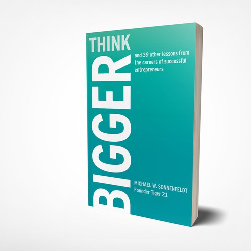 Typography book cover with the title 'Simple text-based cover for a self help Ebook'