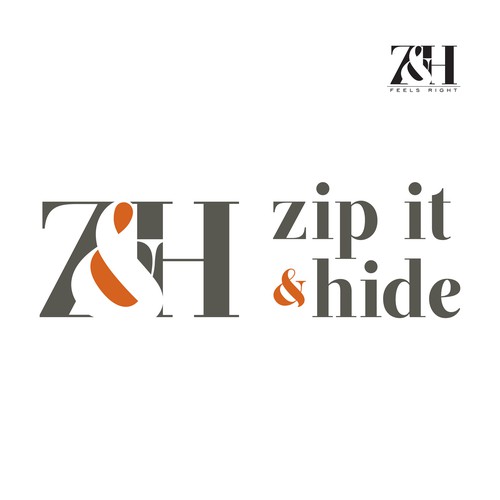 Sustainable logo with the title 'Create the next logo for Zip it & Hide'