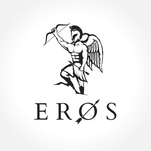 Wing illustration with the title 'Logo for "Eros"'