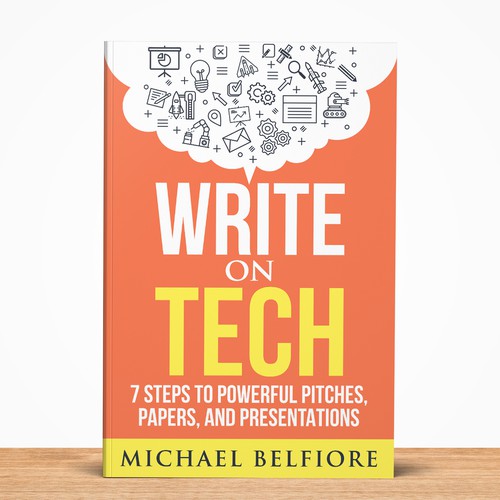 Technology book cover with the title 'Ebook Cover'