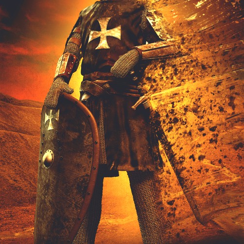 Knight design with the title 'Crusade of the soul'