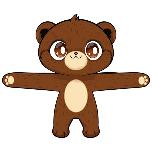 Doll design with the title 'Plush Animal Design'