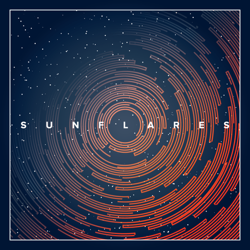 Album design with the title '- S U N F L A R E S -  Album Cover Needed for their Debut Album'
