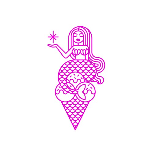 Mermaid logo with the title 'Mermaid Dream'