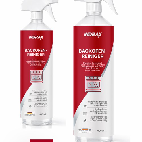 Design with the title 'Oven Cleaner'