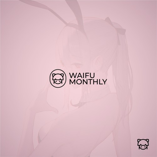 Anime logo with the title 'Waifu Monthly'