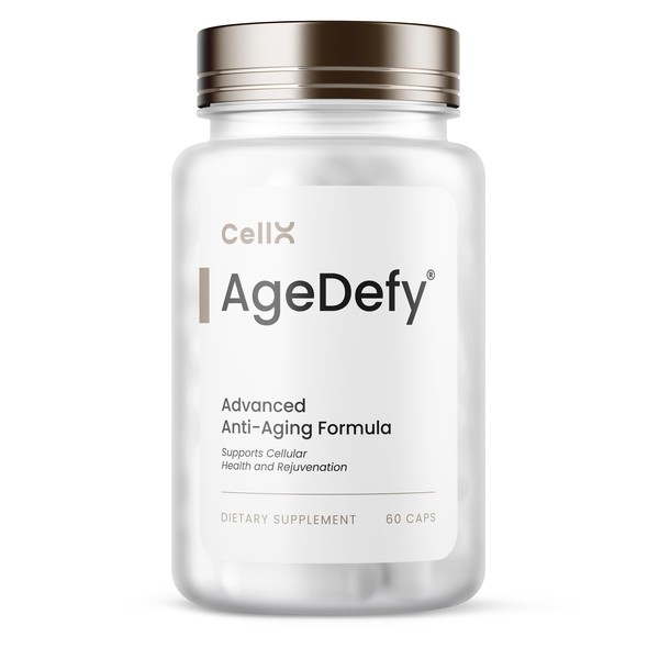 Premium packaging with the title 'Cellix Supplement Label Design'