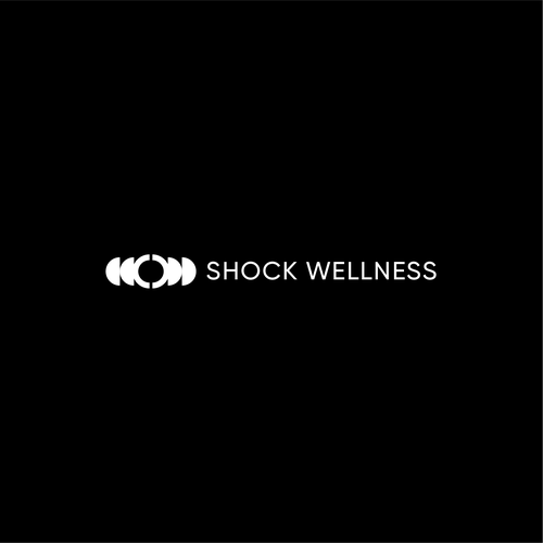 Electric shock logo with the title 'Minimalistic logo for a cold therapy brand'