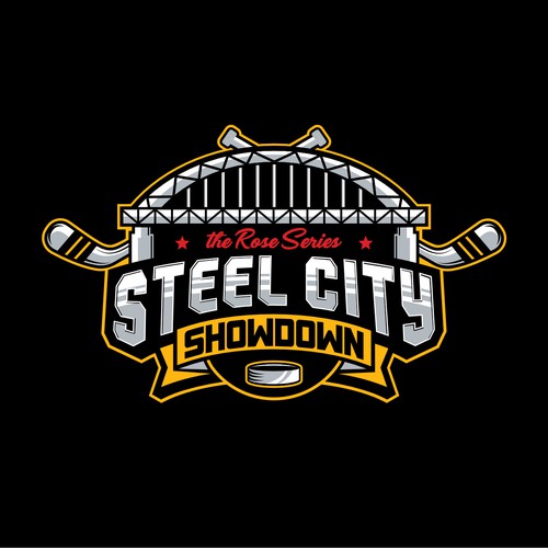 Embroidery design with the title 'Create a cool logo for hockey tournament'