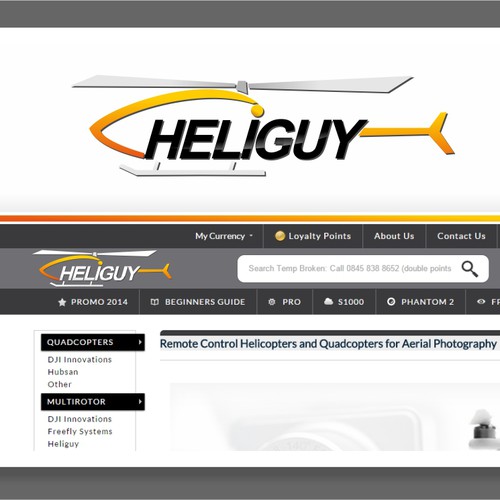 Helicopter logo with the title 'Helicopter Logo Design'