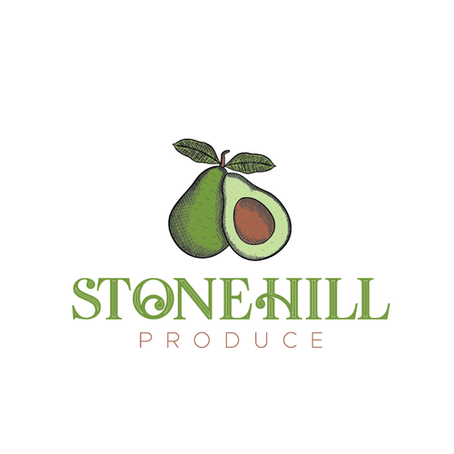 Avocado logo with the title 'Logo for Mexican avocado importers'