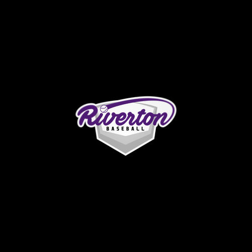 Baseball logo with the title 'Riverton Baseball'