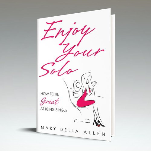 Female book cover with the title 'Fun book cover proposal for a women's self-help book'