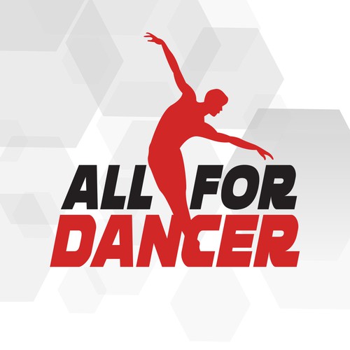 Black and red logo with the title 'All For Dancer '