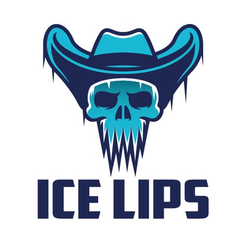 Lips design with the title 'ICE LIPS'