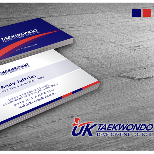 Taekwondo design with the title 'Taekwondo Association Logo'