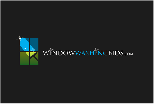 Washing logo with the title 'Help windowwashingbids.com with a new logo'