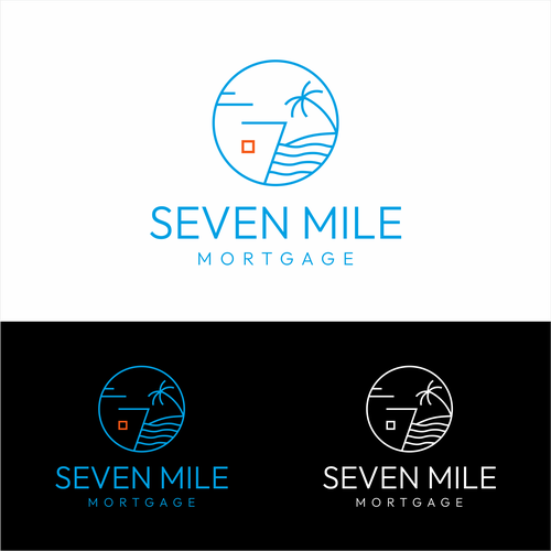 Residential logo with the title 'Seven Mile Mortgage'