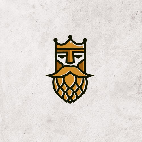Street design with the title 'King Brew, Logo Design for Craft Beer Brand'