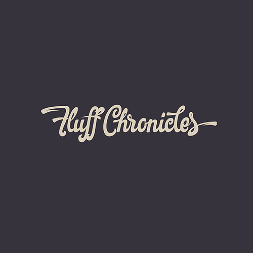 Elephant logo with the title 'Fluff Chronicles'