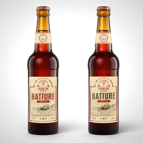 Craft beer label with the title 'Craft beer label design'